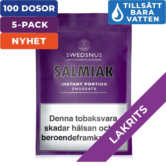 5-Pack Salmiak Instant Portion 400